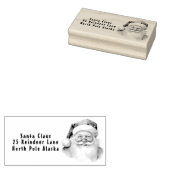 Kerstman Retouradres Noordpool Rubberstempel (Gestempeld)