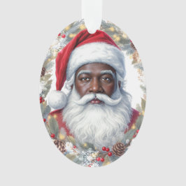 Kerstman Retouradreslabel  Ornament