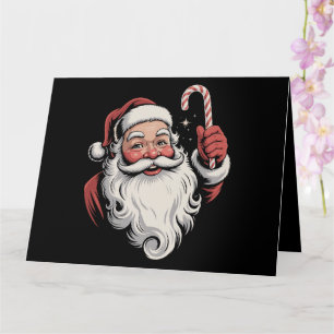 Kerstman Retro Cadeau Vintage Kaart