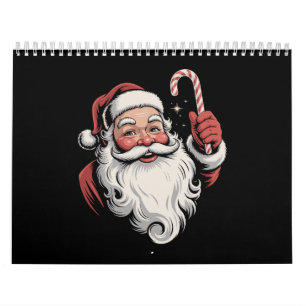 Kerstman Retro Cadeau Vintage Kalender