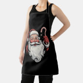 Kerstman Retro Gift  Schort (Insitu)