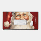 Kerstman Retro Kerstmis Bureaumat (Keyboard & Muis)