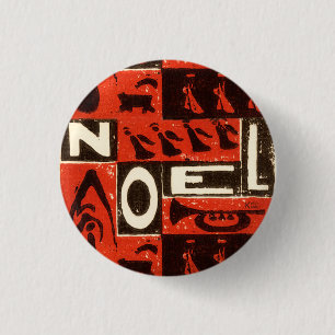 Kerstman Ronde Button 3,2 Cm