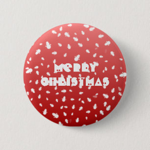 Kerstman Ronde Button 5,7 Cm