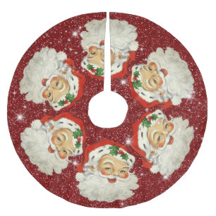 Kerstman Rood Glitter Glans Sterren Kerstmis Kerstboom Rok