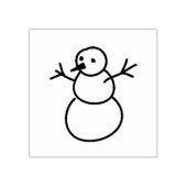 Kerstman Rubberstempel (Afrduk)