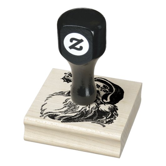  kerstman 	rubberstempel (Stempel)