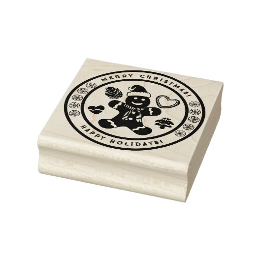 kerstman 	rubberstempel (Stempel)