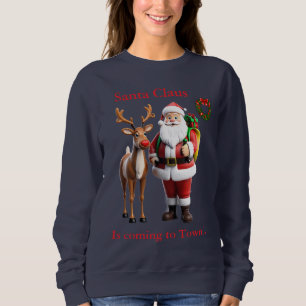 Kerstman Rudolf het rendier met de rode neus Trui
