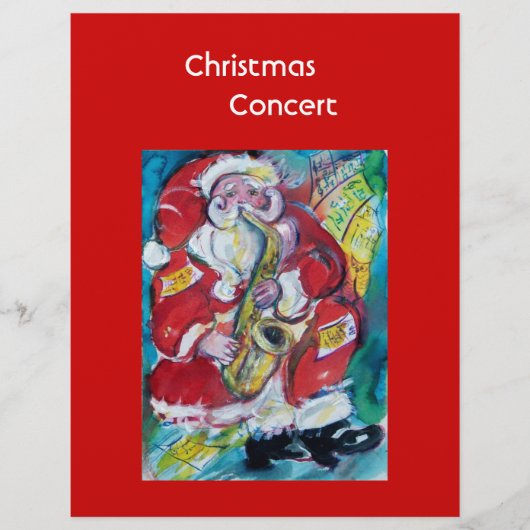 KERSTMAN & SAX FLYER (Voorkant)