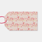 Kerstman Schaatstijd Cadeaulabel (Achterkant Horizontaal)