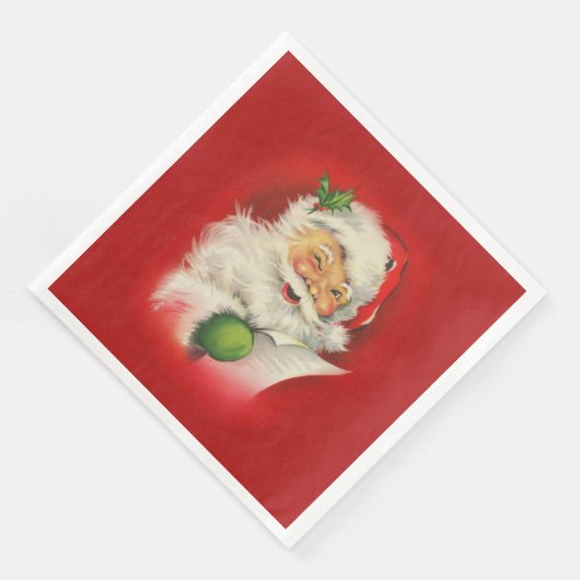  kerstman servetten (Hoek)