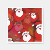 kerstman servetten (Voorkant)