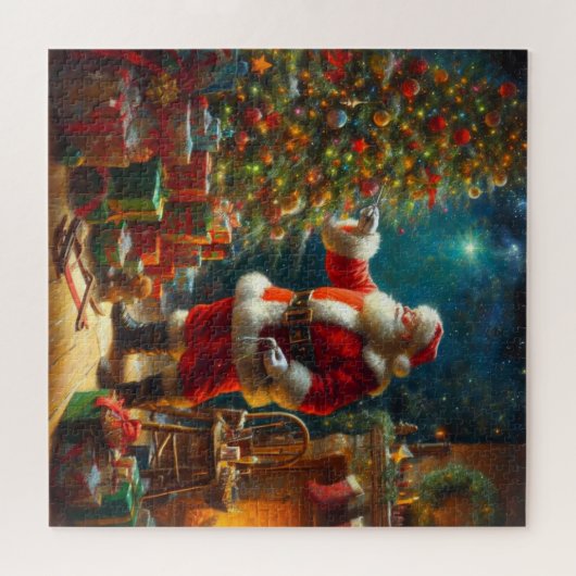 Kerstman Sinterklaas 1 Legpuzzel (Horizontaal)