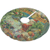 Kerstman Sinterklaas Antiek Kunst Kerstboom Rok (Gekanteld)