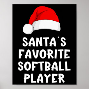 Kerstman Sinterklaas Favoriete Zachte Speler Grapp Poster