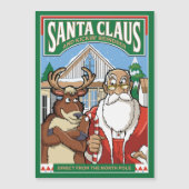 Kerstman Sinterklaas & Kickin 'Rendieren sneeuwen (Voorkant)