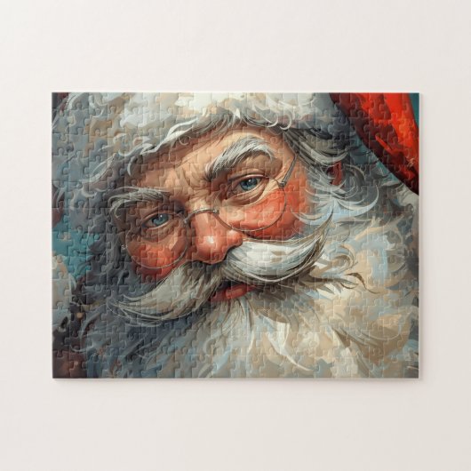 Kerstman Sinterklaas Legpuzzel (Horizontaal)