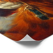 Kerstman Sinterklaas met Honden 4 Poster (Hoek)