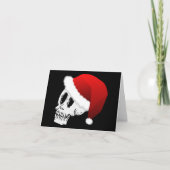 Kerstman Sinterklaas Schedel Custom Feestdagen Kaart (Voorkant)