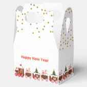 Kerstman Sinterklaas trein gunstbox Bedankdoosjes (Geopend)