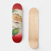 kerstman skateboard (Voorkant)