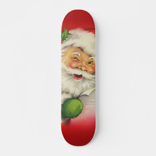 kerstman skateboard (Voorkant)