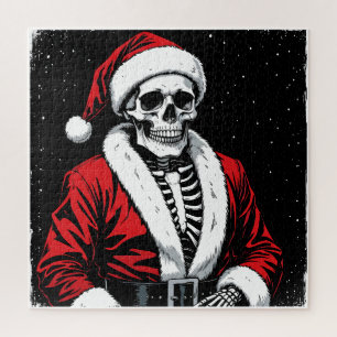 Kerstman skelet legpuzzel