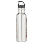 Kerstman slapen Kerstmis Waterfles (Achterkant)