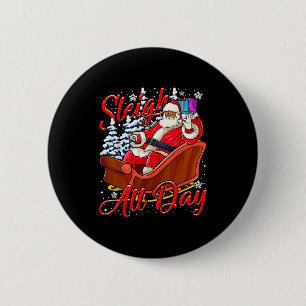 Kerstman slee slee toys zwart Afrikaans Amerikaans Ronde Button 5,7 Cm