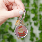 kerstman sleutelhanger (Hand)