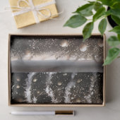 Kerstman sluipen weg Kerstmis Magic Gift Wrap Tissuepapier (Geschenk)