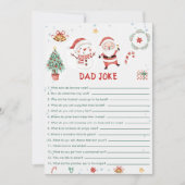 Kerstman Sneeuwman Kerst Vader grap kaart (Voorkant)