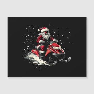 Kerstman Sneeuwscooter Motor Slede Grappige Kerstm