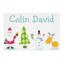 Kerstman, Snowman en Reindeer Kerstmis