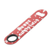 Kerstman Speed Flessenopener (Voorkant Gekanteld)