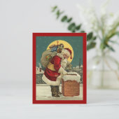  Kerstman Speelgoed Kerst Feestdagenkaart (Staand voorkant)