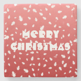 Kerstman Stenen Onderzetter