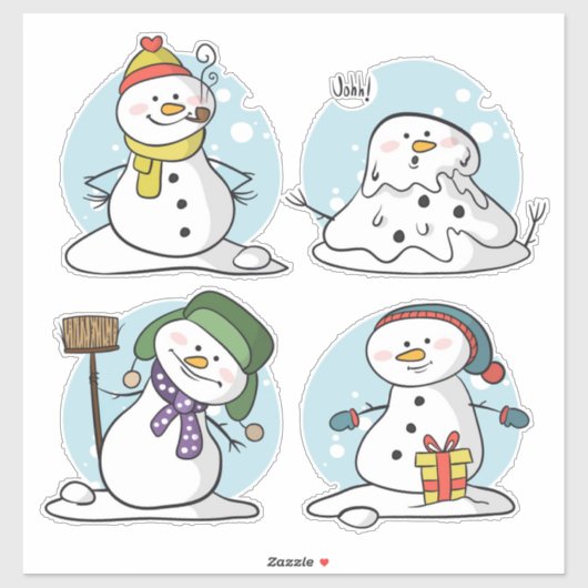 kerstman Sticker (Vel)