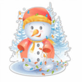 kerstman Sticker (Voorkant)