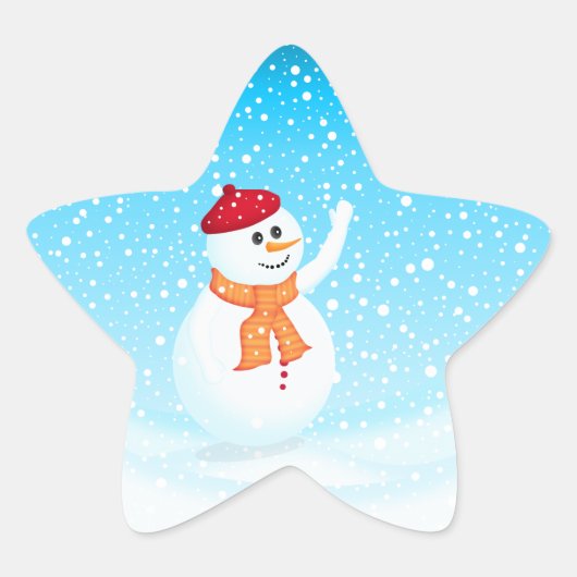 kerstman Sticker (Voorkant)
