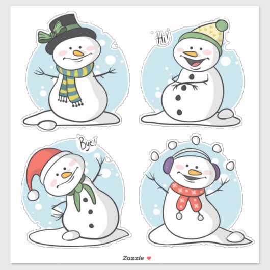 kerstman Sticker (Vel)