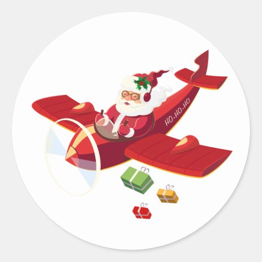 Kerstman Stickers (Voorkant)