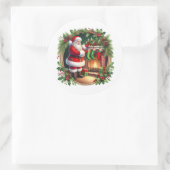 Kerstman Stickers (Tas)