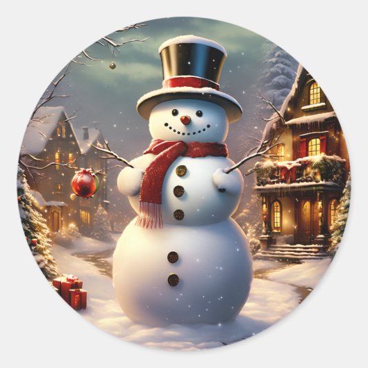 Kerstman Stickers (Voorkant)
