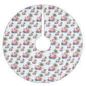 Kerstman Strand Kerstboom Rok (Voorkant)