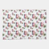 Kerstman Strand Theedoek (Horizontaal)