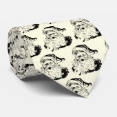 kerstman stropdas (Opgerold)