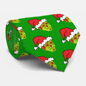 Kerstman Suiker Schedel Stropdas (Opgerold)