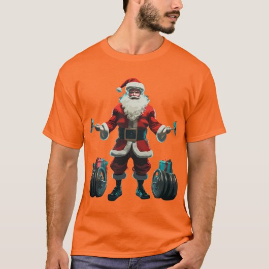 kerstman t-shirt (Voorkant)
